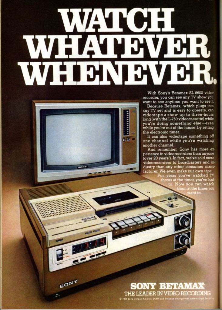 The end of Sony’s Betamax video tape: but the format wars continue in a digital world